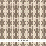Schumacher Temple Berber Brown Wallpaper