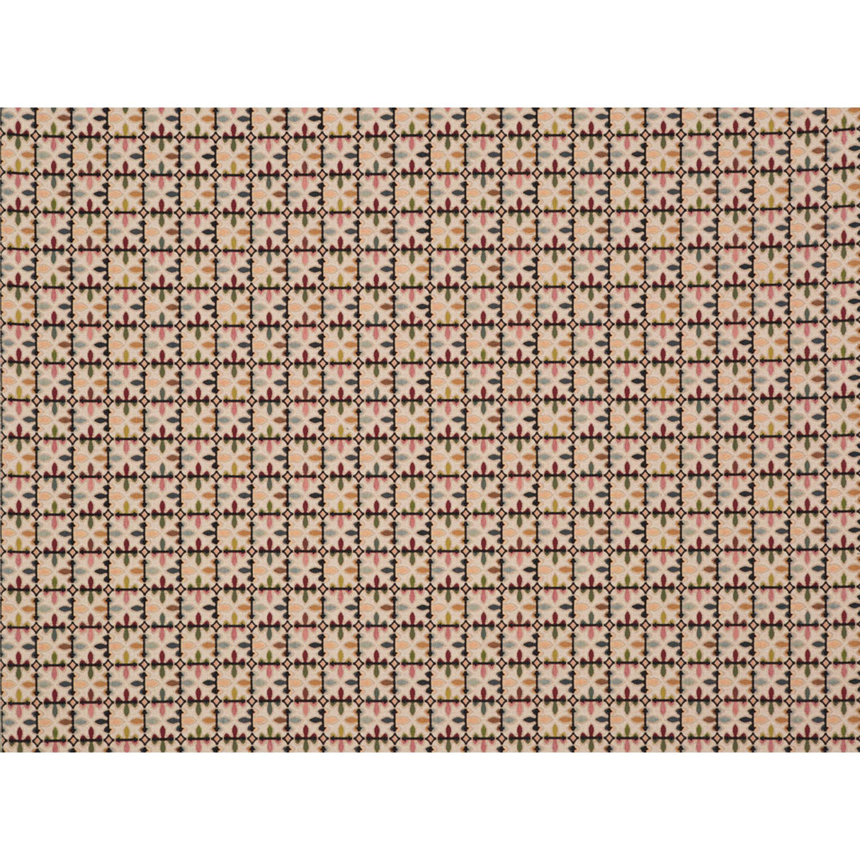 Brunschwig & Fils PORTHOS RED/BLUE Upholstery Fabric