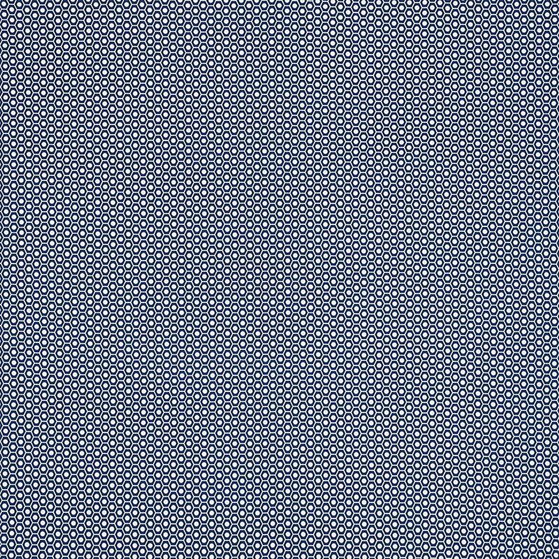 Schumacher Queen B Ii Indoor/Outdoor Navy Fabric