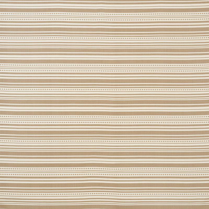 Schumacher Stripedot Ii Indoor/Outdoor Sand Fabric