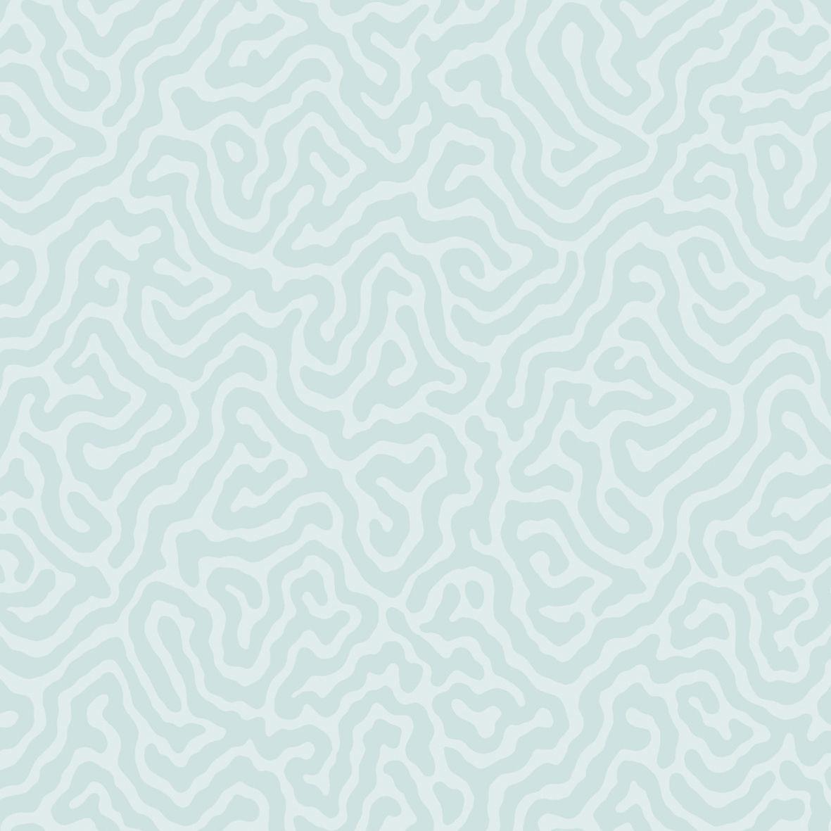Cole & Son CORAL PRINT ROOM BLUE Wallpaper