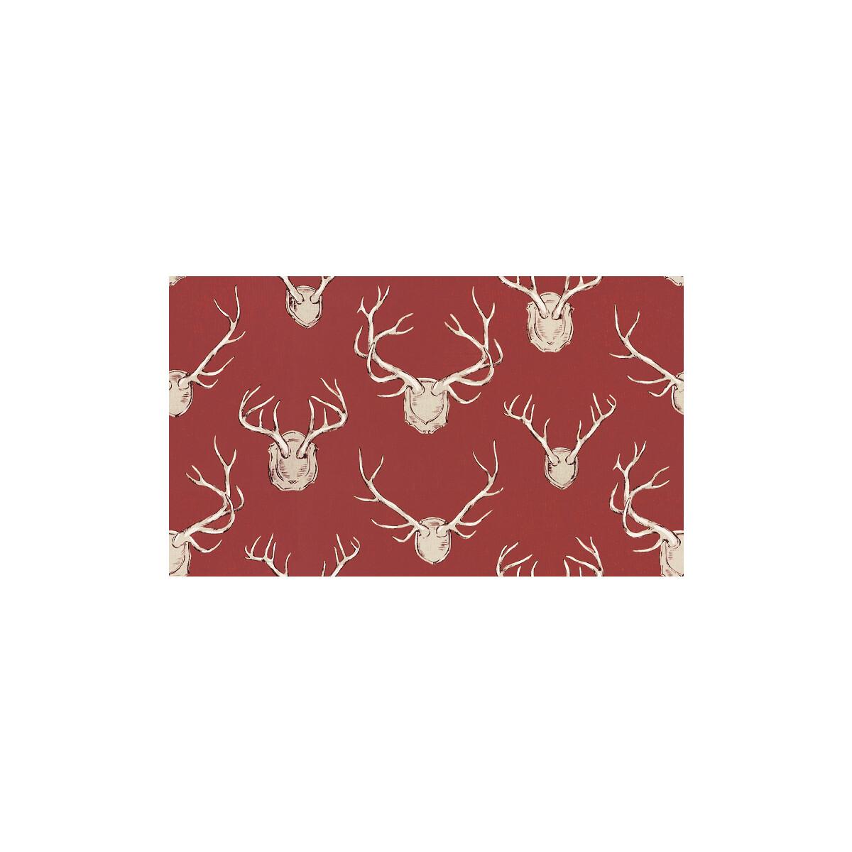 Lee Jofa Antlers Red Fabric