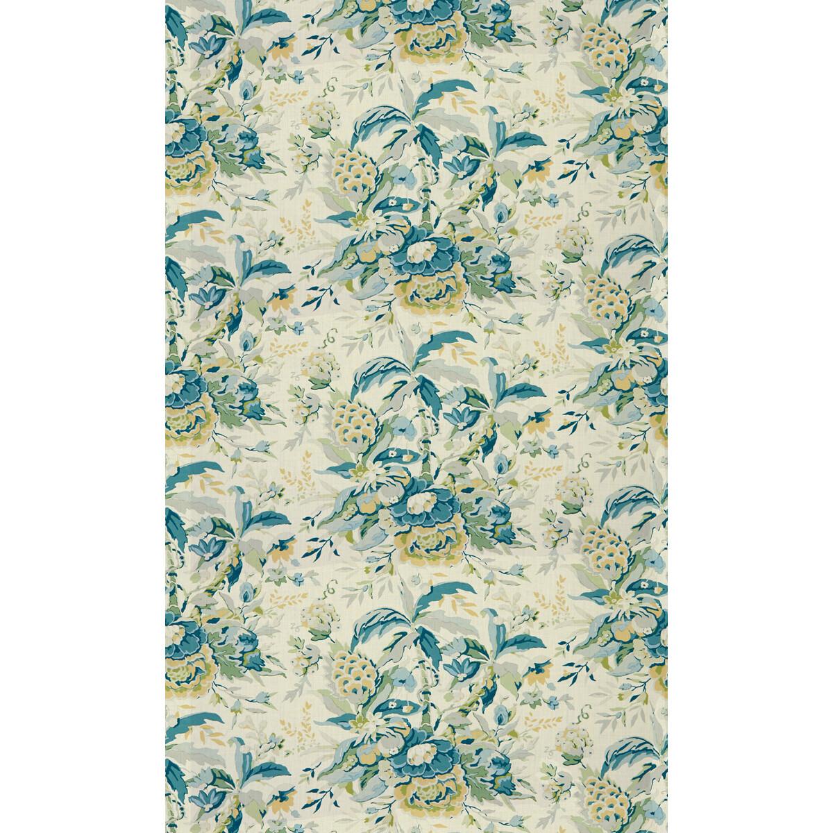 Brunschwig & Fils HORSESHOE BAY AQUA/GREEN Fabric