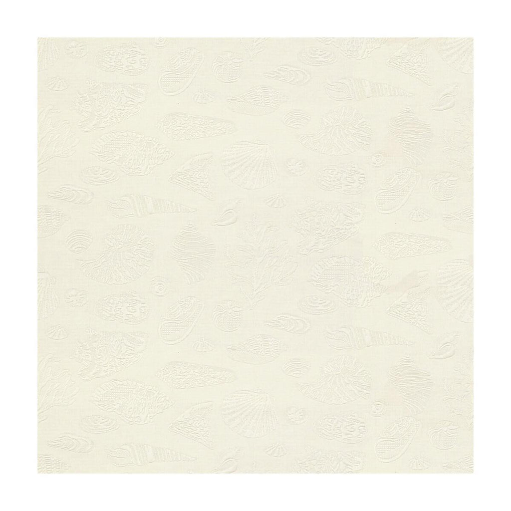 Brunschwig & Fils SHELL ISLAND WHITE Fabric