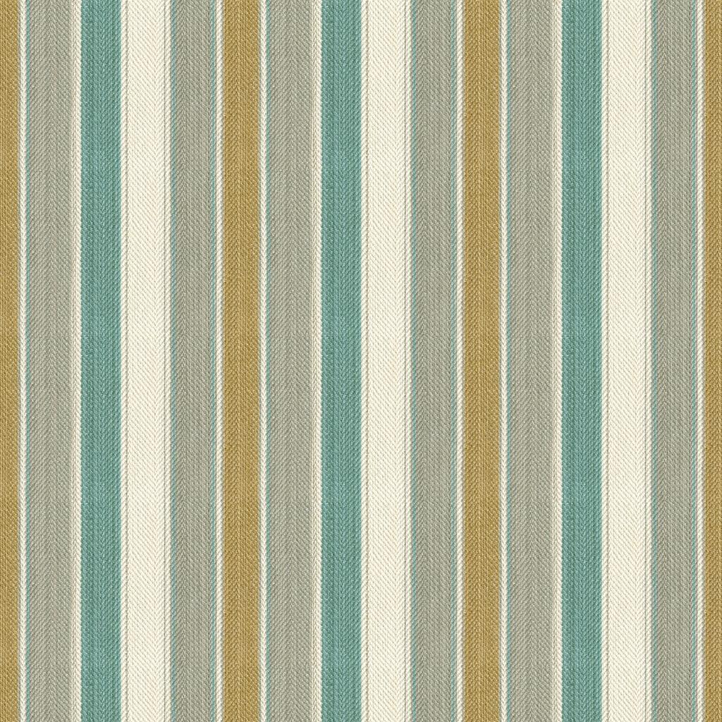 Brunschwig & Fils SANTOS STRIPE MIST/AQUA Upholstery Fabric