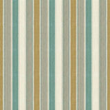 Brunschwig & Fils SANTOS STRIPE MIST/AQUA Upholstery Fabric