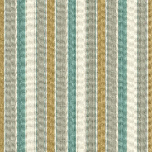 Brunschwig & Fils SANTOS STRIPE MIST/AQUA Upholstery Fabric