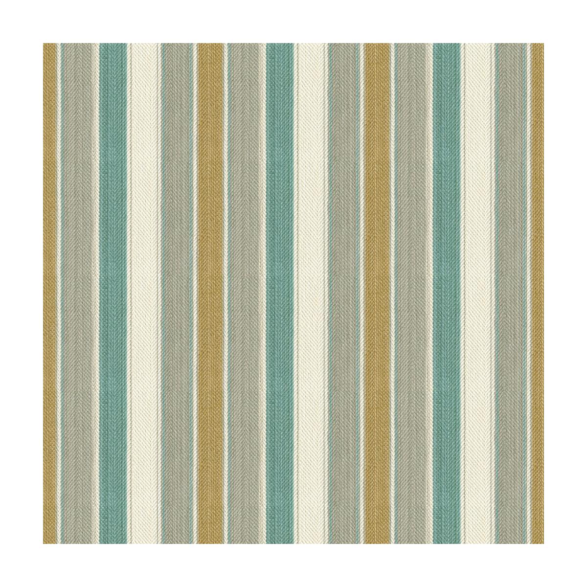 Brunschwig & Fils SANTOS STRIPE MIST/AQUA Fabric