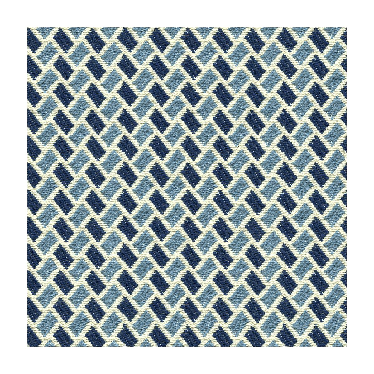 Brunschwig & Fils NEW BRIQUETAGE SKY/INDIGO Fabric