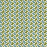 Brunschwig & Fils NEW BRIQUETAGE AQUA/LIME Upholstery Fabric