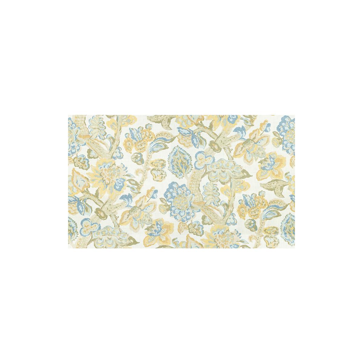 Lee Jofa La Cinta Lemon/Blue Fabric