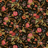 Brunschwig & Fils ARBRE FLEURI CHOCOLAT Fabric