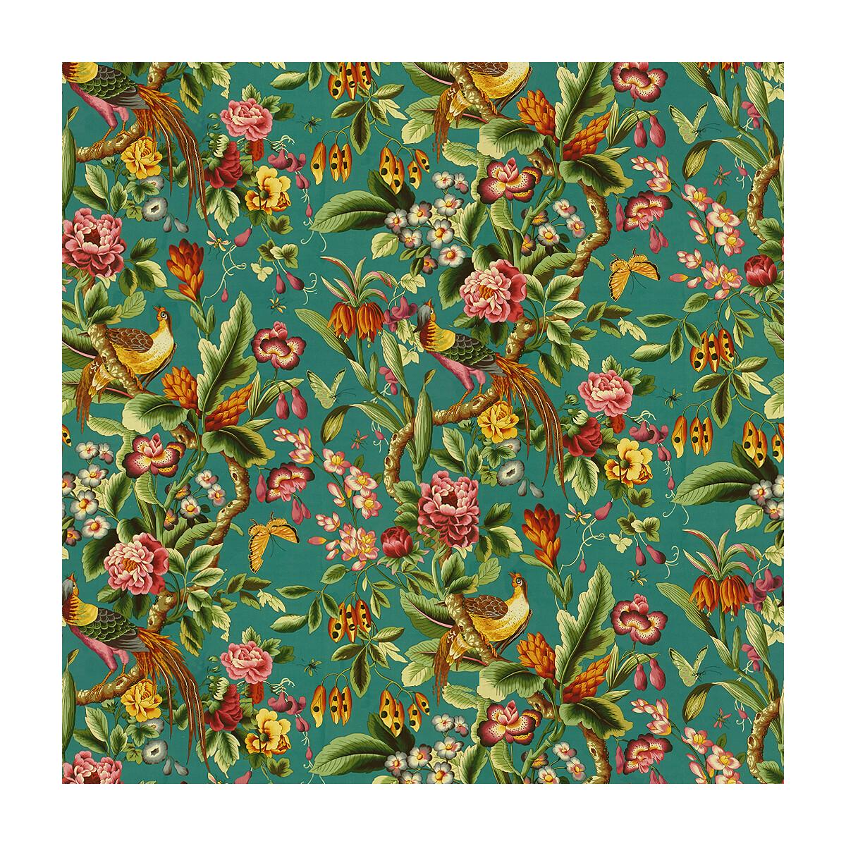 Brunschwig & Fils PHEASANS BLUE Fabric