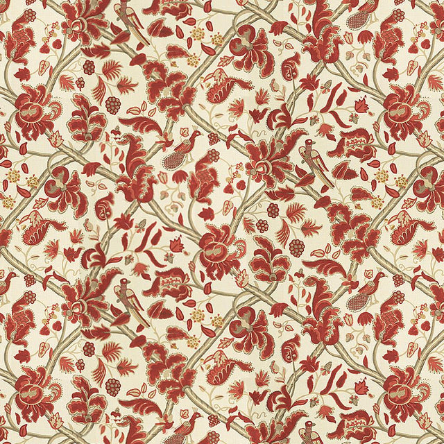 Lee Jofa BLOOMSBURY RED/GOLD Fabric