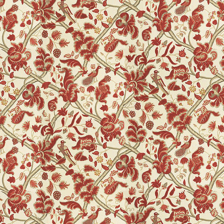 Lee Jofa BLOOMSBURY RED/GOLD Fabric