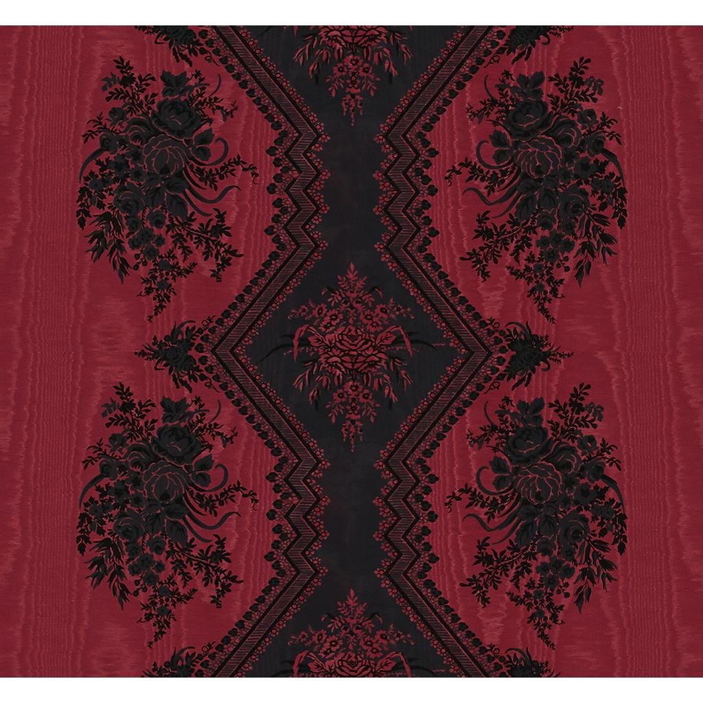 Brunschwig & Fils COPPELIA MOIRE ROUGE Fabric