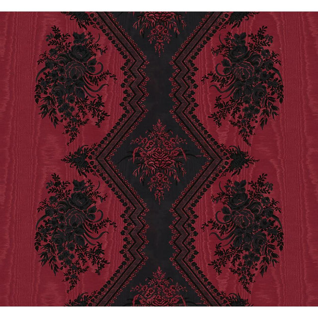 Brunschwig & Fils COPPELIA MOIRE ROUGE Fabric