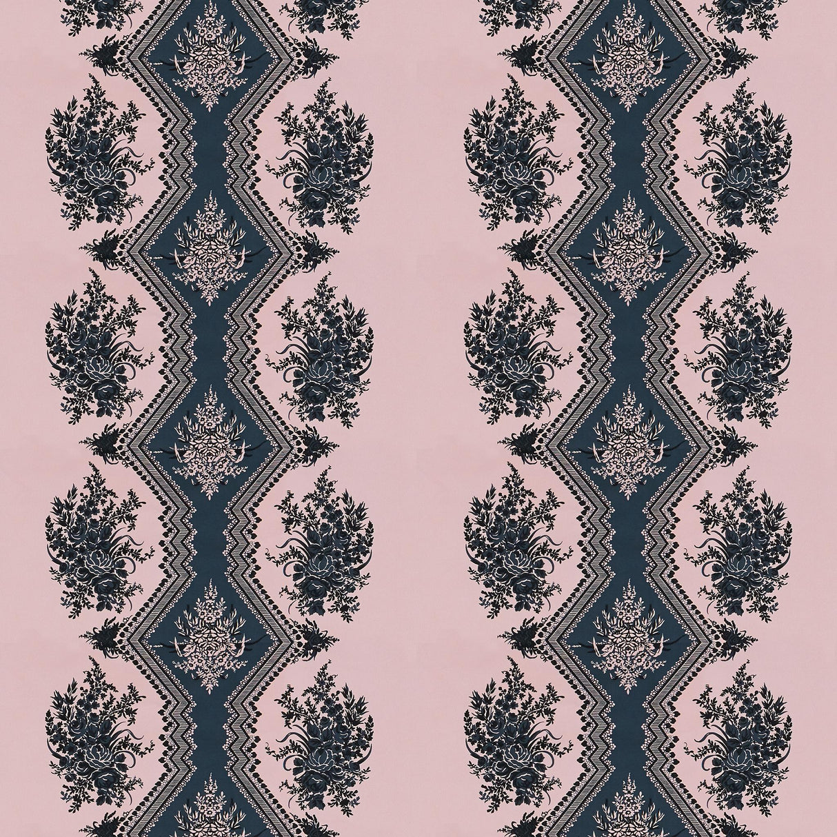 Brunschwig & Fils COPPELIA SATIN ROSE Fabric