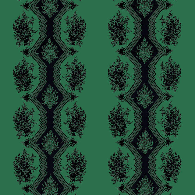 Brunschwig & Fils COPPELIA SATIN EMERALD Fabric