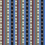 Brunschwig & Fils RAYURE MOIRE BLEU Fabric