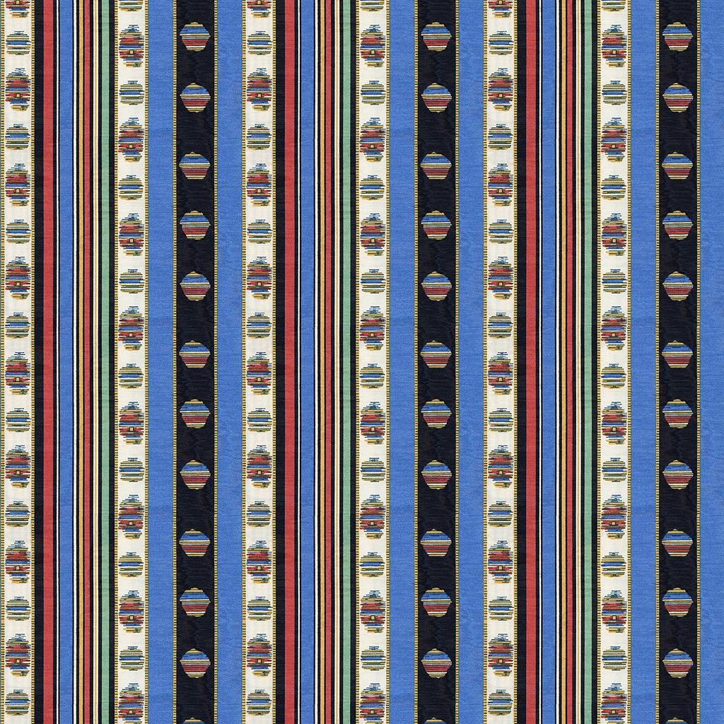 Brunschwig & Fils RAYURE MOIRE BLEU Fabric