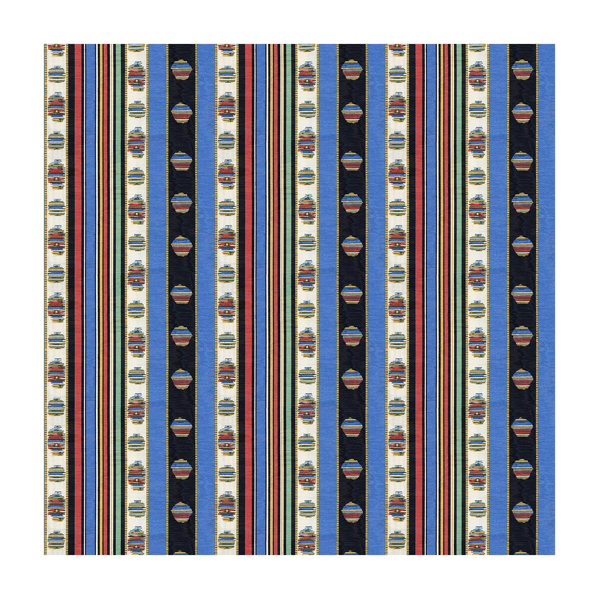 Brunschwig & Fils RAYURE MOIRE BLEU Fabric