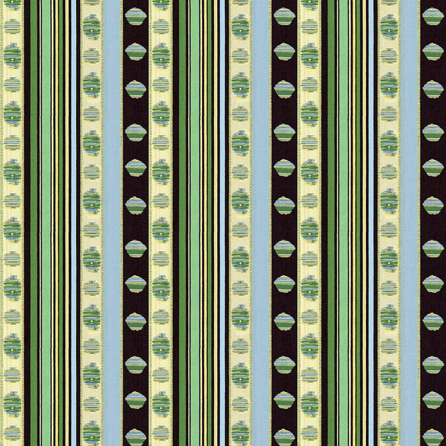 Brunschwig & Fils RAYURE PERCALE VERT Fabric