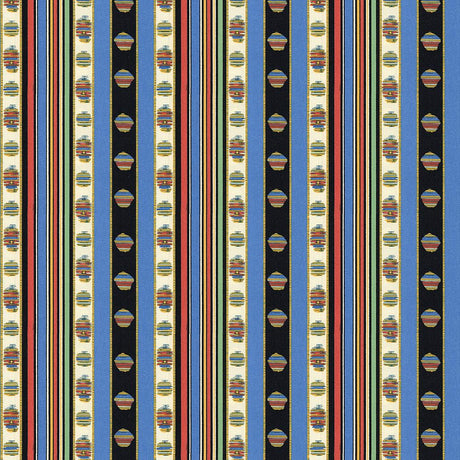 Brunschwig & Fils RAYURE PERCALE BLEU Fabric