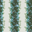 Brunschwig & Fils RAYURE FLEURIE BLUE/GREEN Fabric