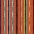 Brunschwig & Fils RAYURE BRODERIE ORANGE Upholstery Fabric