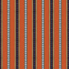 Brunschwig & Fils Rayure Broderie Orange Fabric