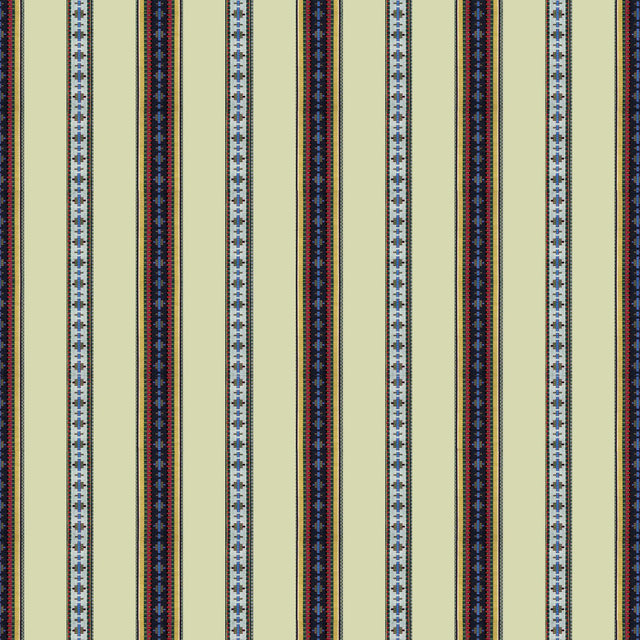 Brunschwig & Fils RAYURE BRODERIE BEIGE Upholstery Fabric