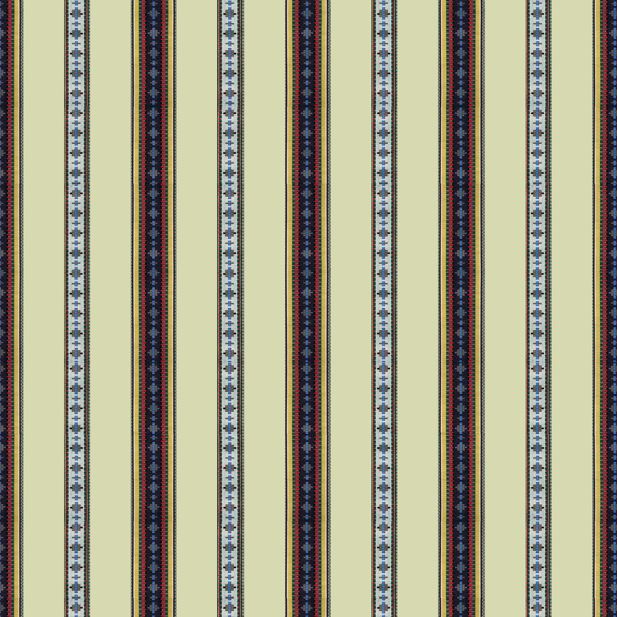 Brunschwig & Fils RAYURE BRODERIE BEIGE Upholstery Fabric