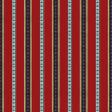 Brunschwig & Fils RAYURE BRODERIE RED Upholstery Fabric