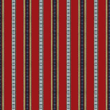 Brunschwig & Fils RAYURE BRODERIE RED Fabric