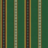 Brunschwig & Fils RAYURE BRODERIE VERT Upholstery Fabric