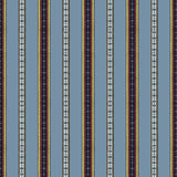 Brunschwig & Fils RAYURE BRODERIE BLEU Fabric