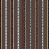 Brunschwig & Fils RAYURE BRODERIE BRUN Upholstery Fabric