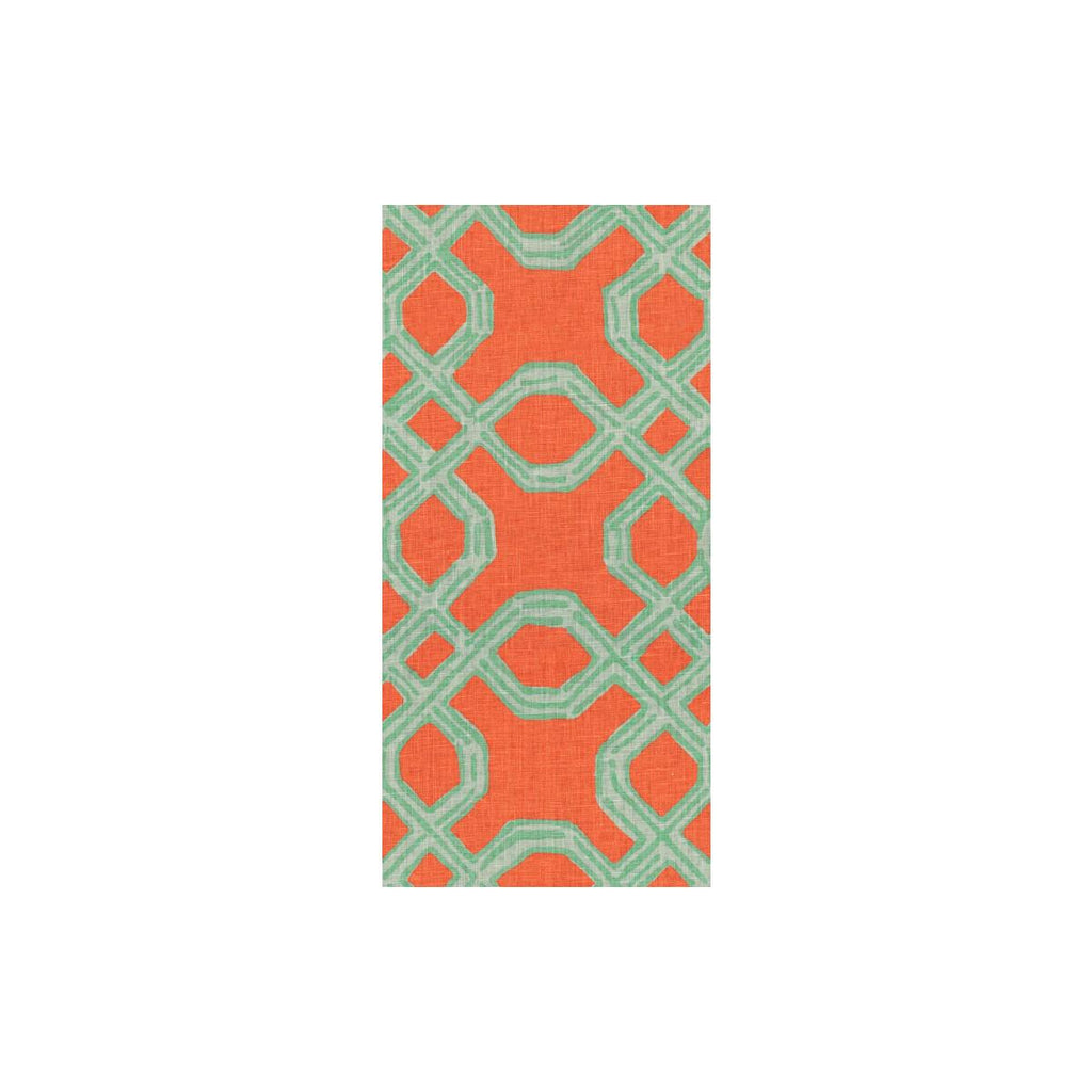 Lee Jofa Well Connected Aqua/Orange Fabric