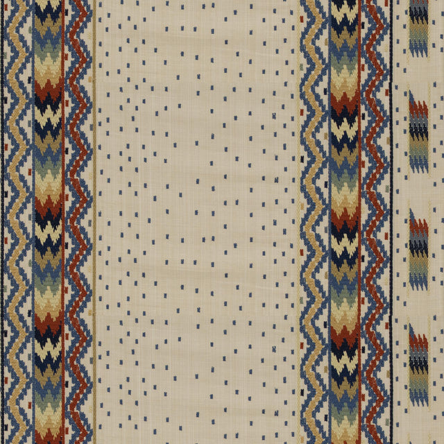 Brunschwig & Fils TALAKONA STRIPE RED/BLUE Fabric