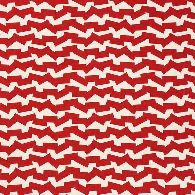 Schumacher Jumble Ii Indoor/Outdoor Red Fabric