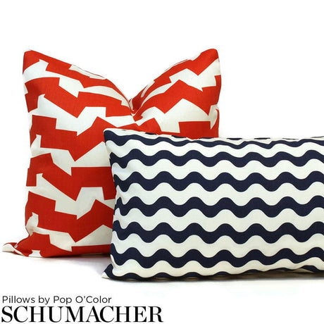 Schumacher Jumble Ii Indoor/Outdoor Red Fabric