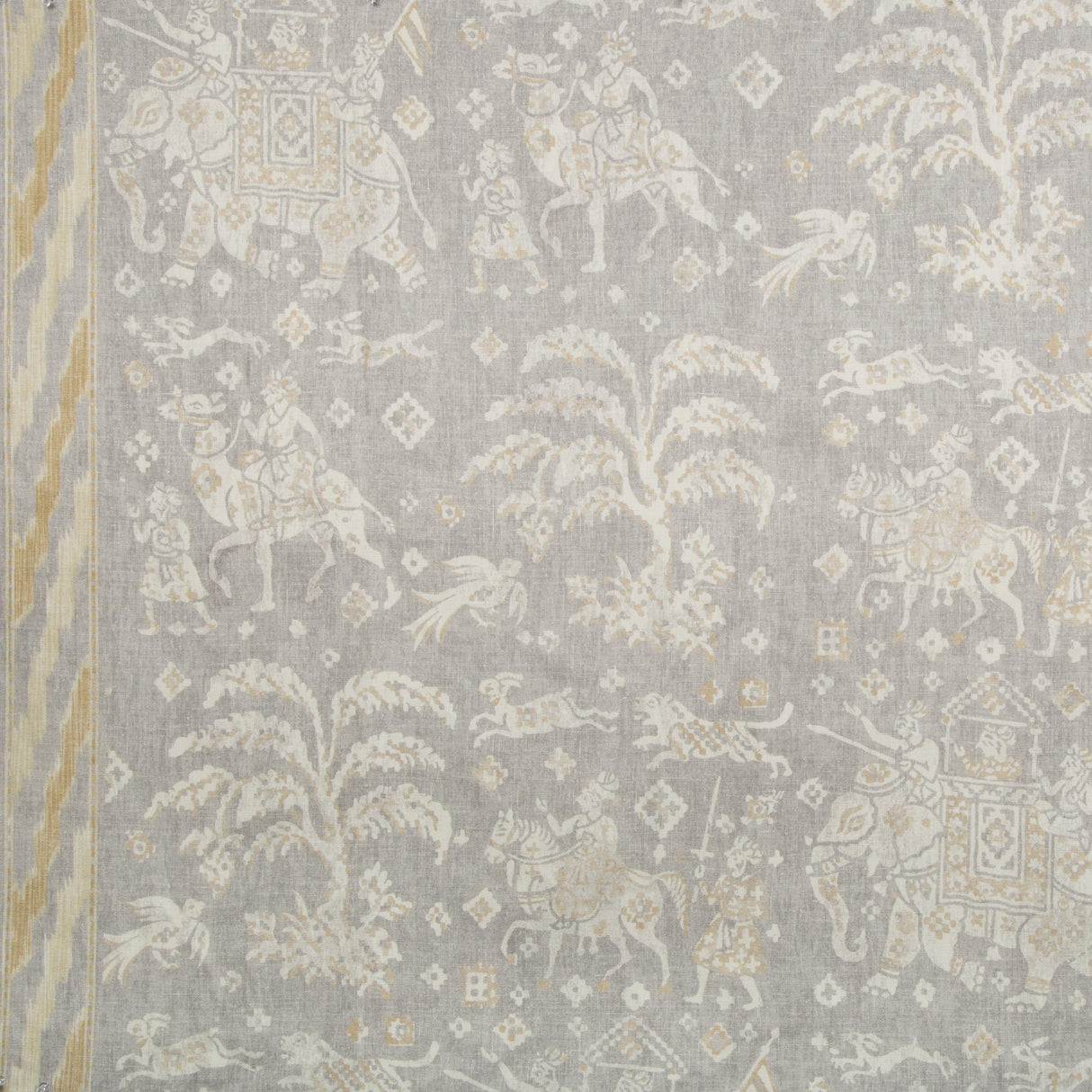 Brunschwig & Fils ARALAM PRINT FLINT/RYE Fabric