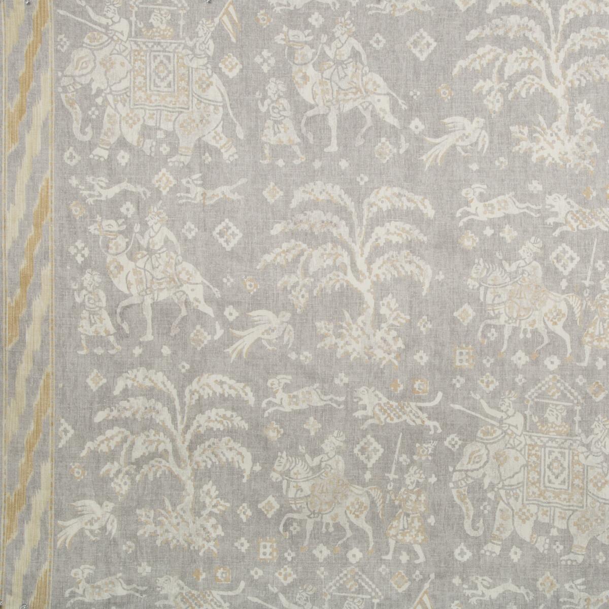 Brunschwig & Fils ARALAM PRINT FLINT/RYE Fabric