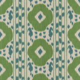 Brunschwig & Fils VARKALA PRINT TEAL/GREEN Fabric