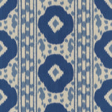 Brunschwig & Fils VARKALA PRINT NAVY/SKY Fabric