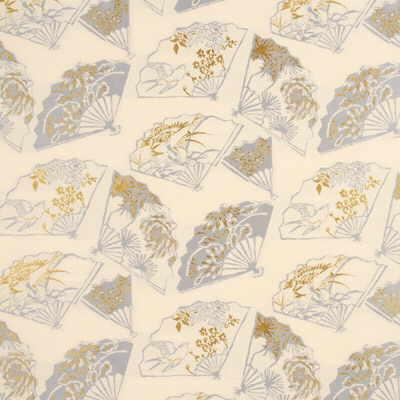 G P & J Baker FANS SILVER FOX Fabric