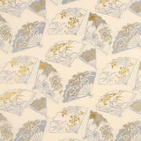 G P & J Baker FANS SILVER FOX Fabric