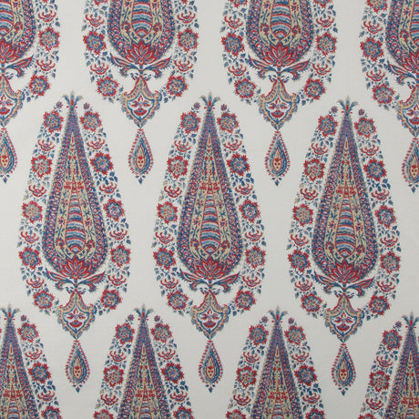 Brunschwig & Fils KOMAL PAISLEY MADDER/BLUE Fabric