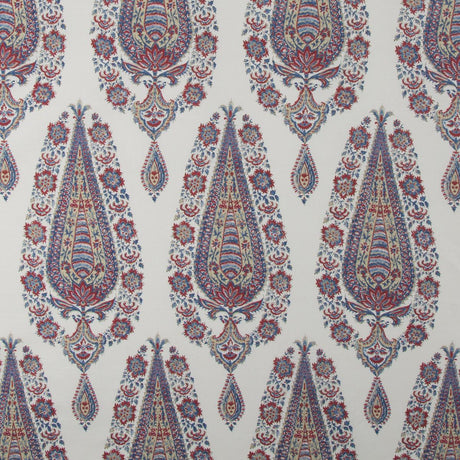 Brunschwig & Fils KOMAL PAISLEY MADDER/BLUE Fabric